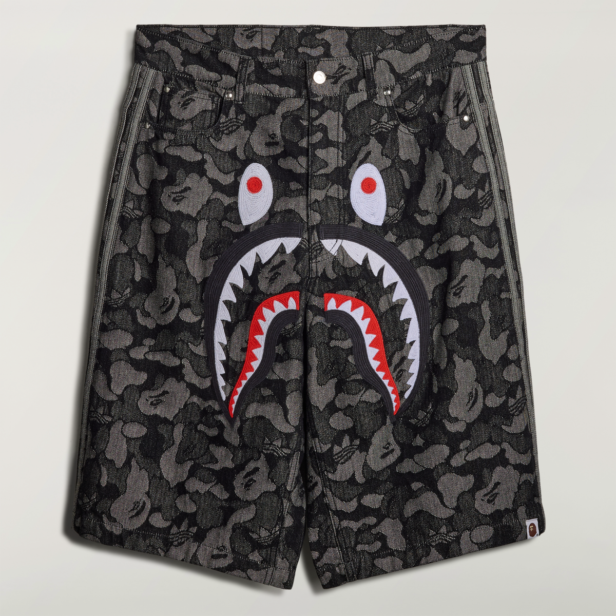 adidas x BAPE Shark Denim Jort