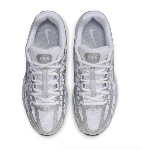 Women's Nike P-6000 'White / Metallic Silver'