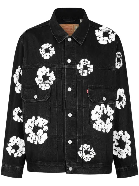 Denim Tears x Levi's wreath-print denim jacket