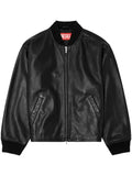 Diesel waxed-leather bomber jacket