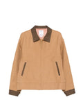 visvim contrast-collar zip jacket