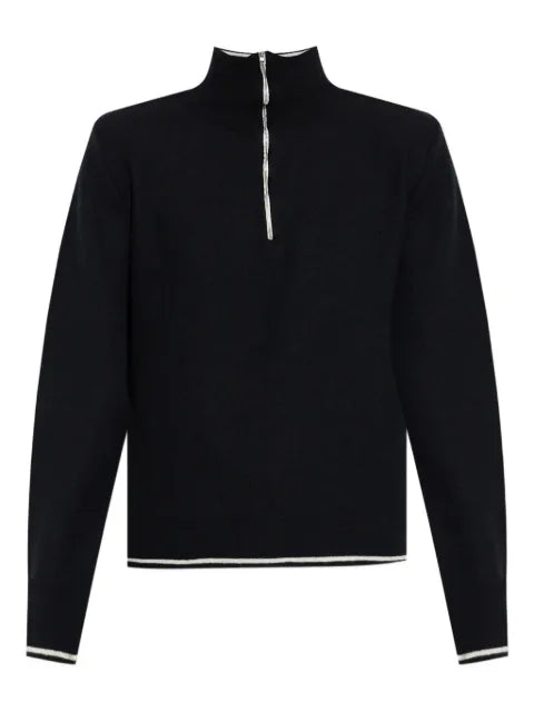 Maison Margiela high-neck front-zip sweater