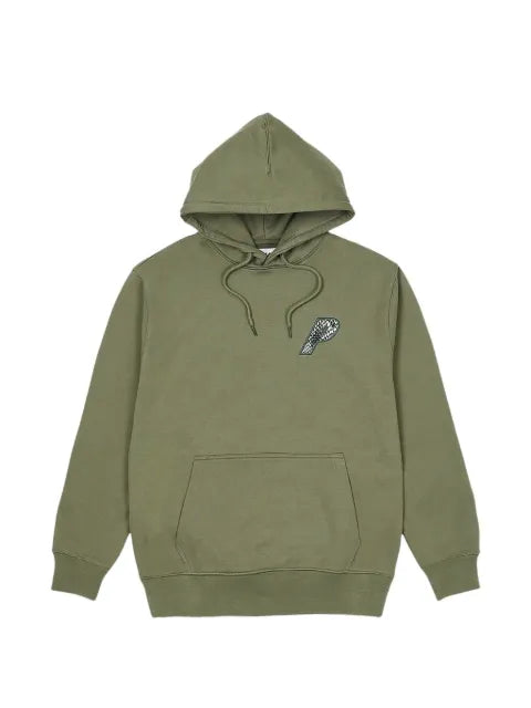 Palace P-3 snake-appliqué hoodie