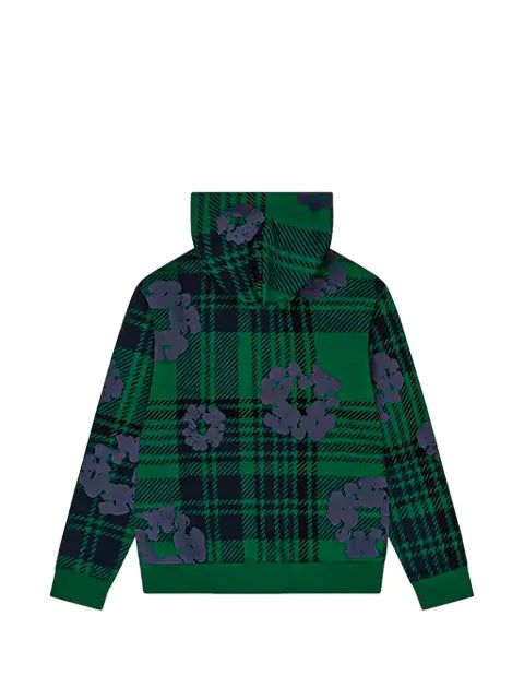Denim Tears plaid wreath zip hoodie