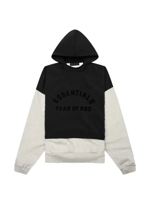 FEAR OF GOD ESSENTIALS hooded colour block sweater