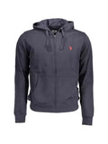 U.S. POLO ASSN. embroidered-logo zip-up hoodie