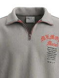 Paly graphic-print quarter-zip sweatshirt
