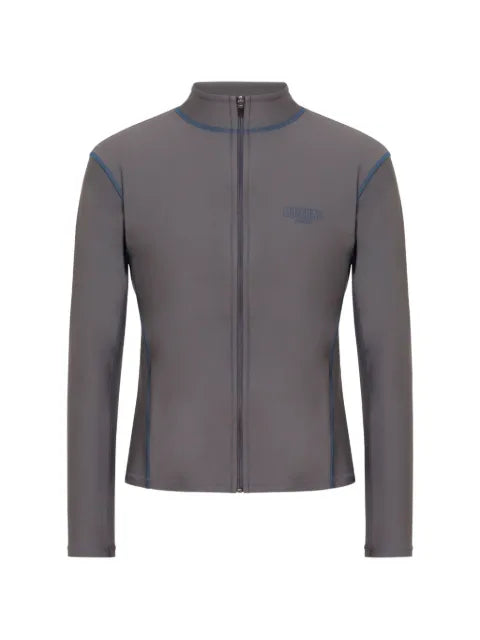 Moschino zip-up long-sleeve sweater