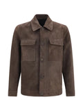 Salvatore Santoro button-up suede jacket