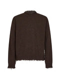 Uma Wang distressed-effect frayed-hem sweater