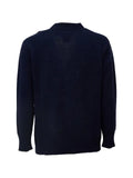 AMARANTO  distressed V-neck cardigan