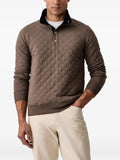 Gant Mikina quilted high-neck sweatshirt