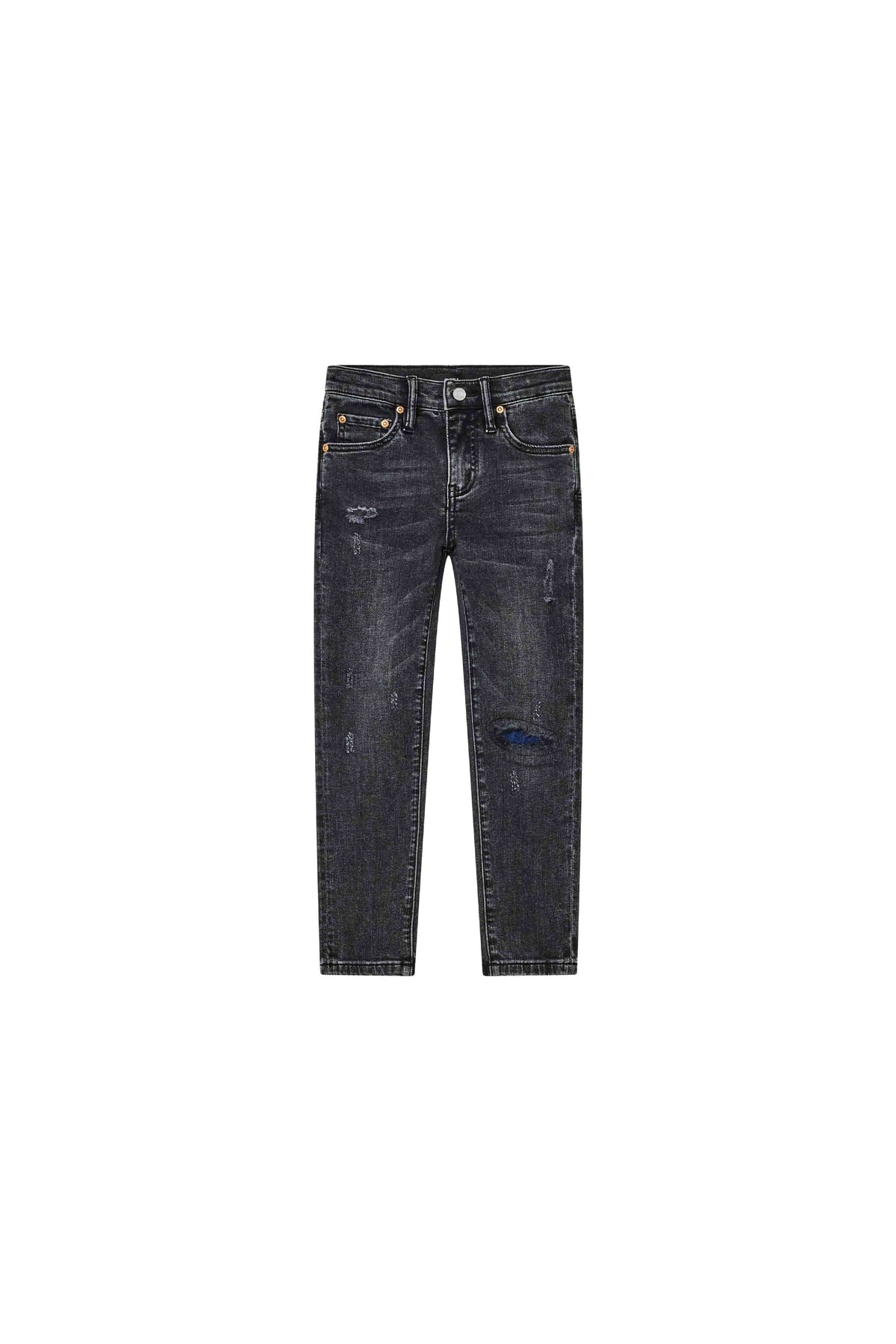 Kids' Indigo Black Destroy