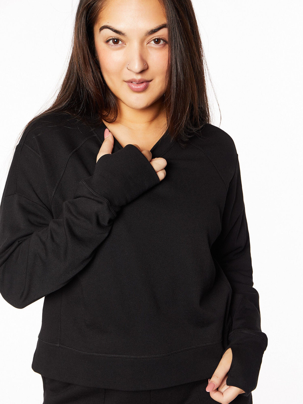 AFTER CLASS CROP SWEATSHIRT