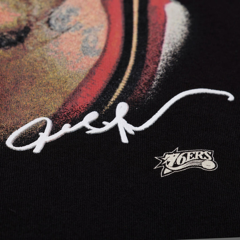 M&N NBA 76ers Allen Iverson Real Big Face Tee