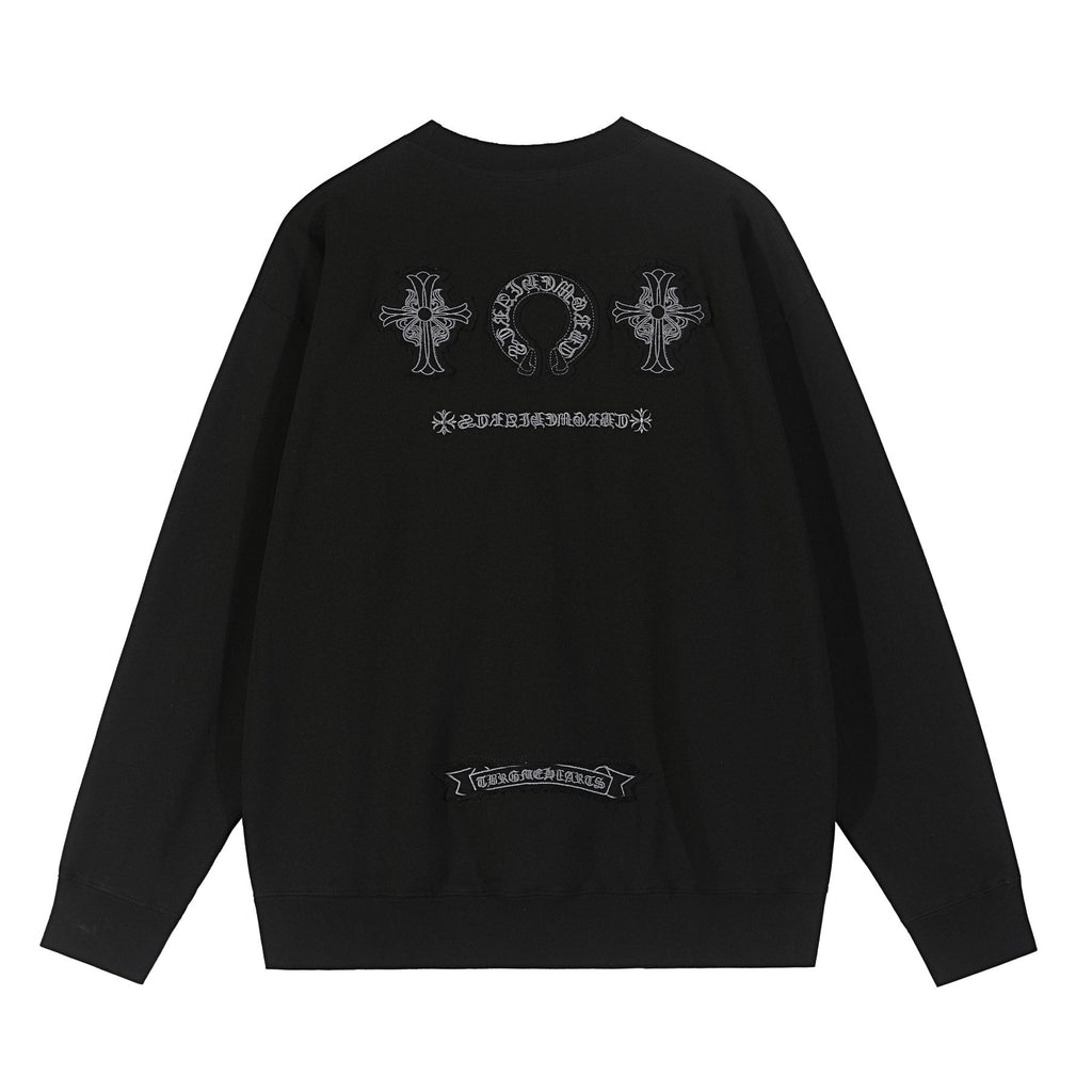 Chrome Hearts Cross Graphic Crewneck Sweatshirt