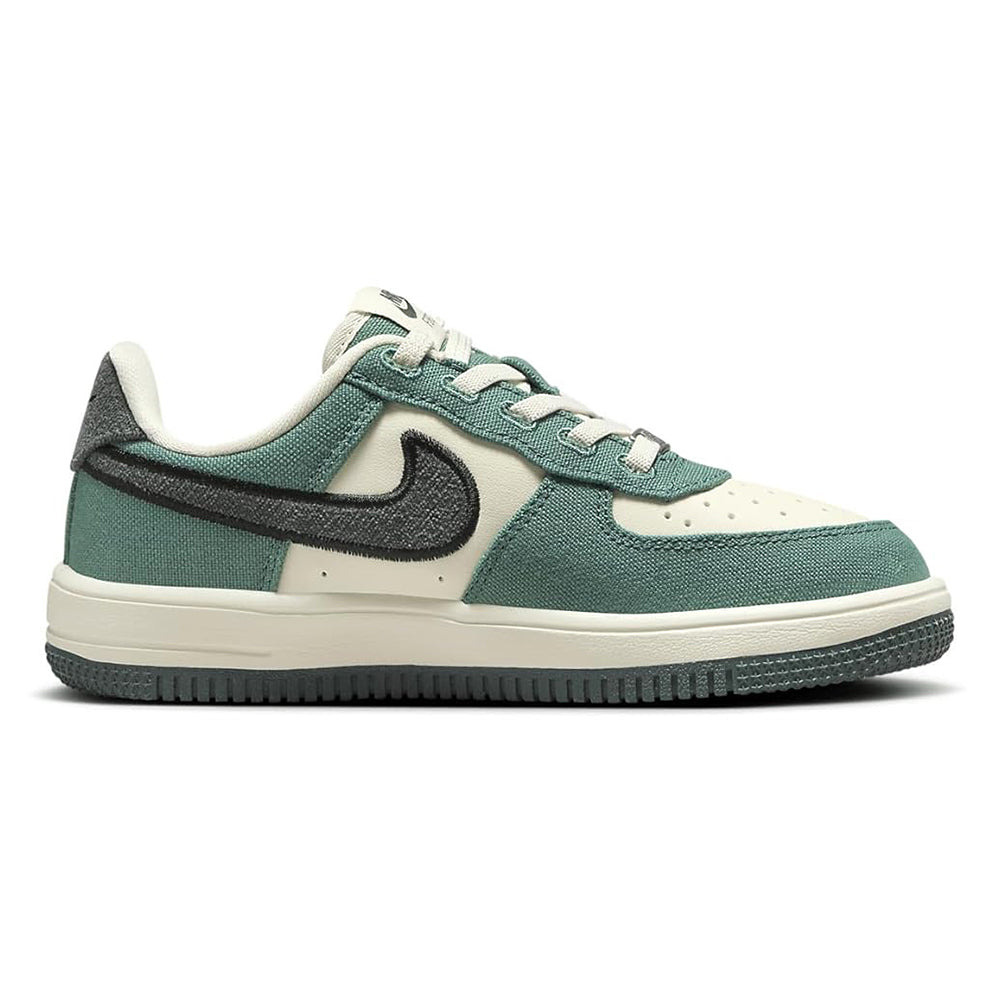 Preschool Nike Air Force 1 Low EasyOn LV8 3 Coconut Milk/Vintage Green (HJ4293 100)