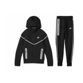 Nike Sportswear Tech Fleece Full Zip Tracksuit Reflective Details Set Black/Bemis Silver