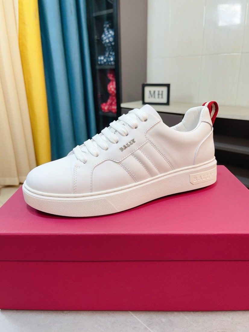 Bally Low-Top Leather Sneakers